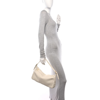 CELINE Supple Calfskin Medium Romy Shoulder Bag Rice