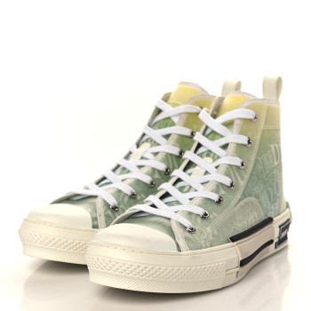 人気話題コラボ！“DIOR AND SHAWN” B23 Hi Top Yellow Green Buy Shawn Stussy x Dior B23 High 'Dior and Shawn Print
