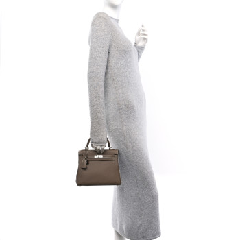 HERMES Togo Kelly Retourne 25 Etoupe