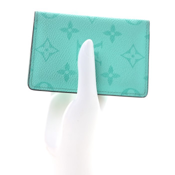 LOUIS VUITTON Taigarama Pocket Organizer NM Miami Green