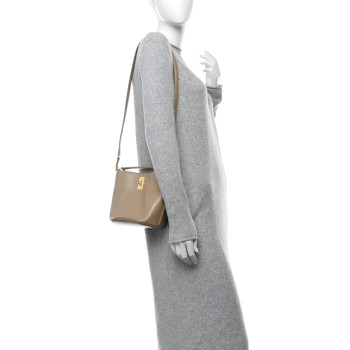 CELINE Smooth Calfskin Teen Bucket 16 Light Taupe