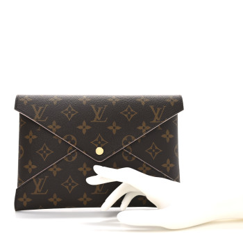LOUIS VUITTON Monogram Large Kirigami Pochette Insert Rose Ballerine