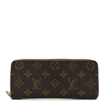 LOUIS VUITTON Monogram Clemence Wallet Rose Ballerine