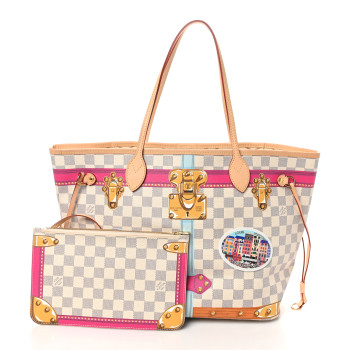 LOUIS VUITTON Damier Azur Summer Trunks Portofino Neo Neverfull MM