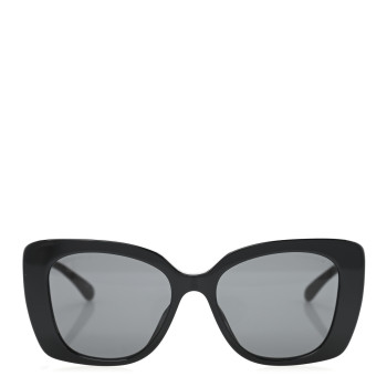 CHANEL Acetate Strass Square Sunglasses 5422-B-A Black White