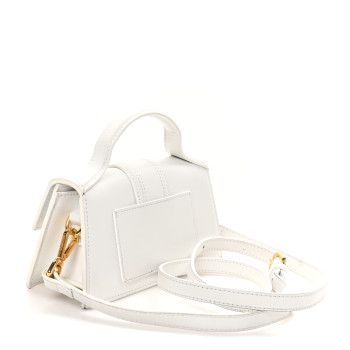 JACQUEMUS Smooth Calfskin Le Bambino White JACQUEMUS Smooth Calfskin Le Bambino White