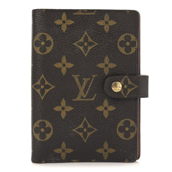 LOUIS VUITTON Monogram Small Ring Agenda Cover