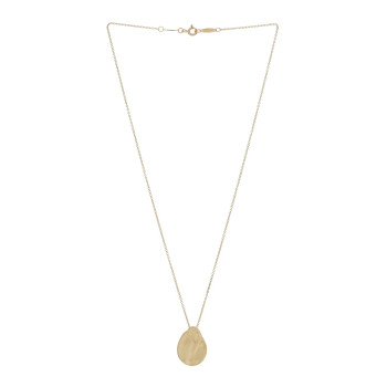 TIFFANY 18K Yellow Gold Elsa Peretti Madonna Pendant Necklace