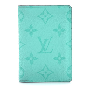 LOUIS VUITTON Taigarama Pocket Organizer NM Miami Green