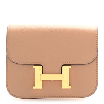 HERMES Evercolor Bi-Color Constance Slim Chai Lime