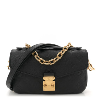 LOUIS VUITTON Empreinte Pochette Metis East West Black