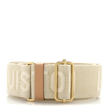 LOUIS VUITTON Jacquard High Rise Shoulder Strap Beige