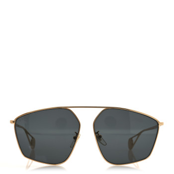 GUCCI Square Frame GG0437SA Sunglasses Gold