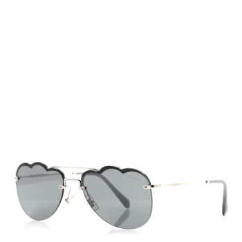 MIU MIU Metal Cloud Sunglasses SMU56U Silver