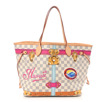 LOUIS VUITTON Damier Azur Summer Trunks Hawaii Neo Neverfull MM