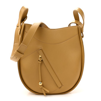 LOEWE Calfskin Hammock Slice Bag Sahara