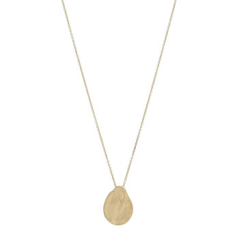 TIFFANY 18K Yellow Gold Elsa Peretti Madonna Pendant Necklace