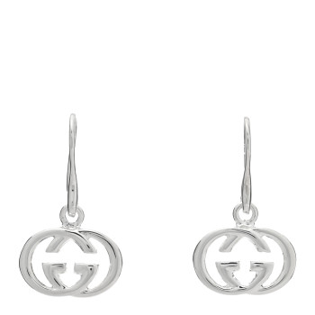GUCCI Sterling Silver Britt Drop Earrings