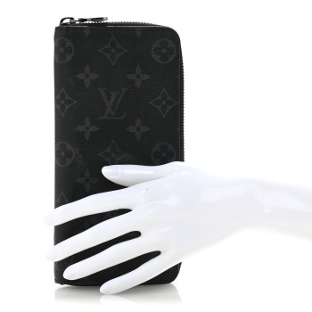LOUIS VUITTON Monogram Eclipse Vertical Zippy Wallet