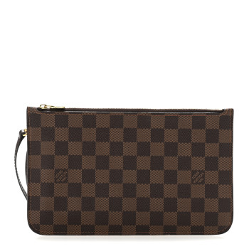 LOUIS VUITTON Damier Ebene Neverfull MM GM Pochette
