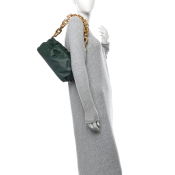 BOTTEGA VENETA Calfskin The Pouch Chain Raintree