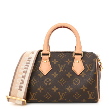 LOUIS VUITTON Monogram Speedy Bandouliere 20 Beige LOUIS VUITTON Monogram Speedy Bandouliere 20 Beige