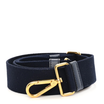 PRADA Canvas Shoulder Strap Blue