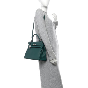 HERMES Togo Kelly Retourne 32 Malachite