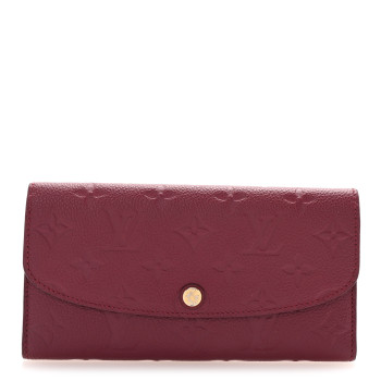 LOUIS VUITTON Empreinte Emilie Wallet Raisin