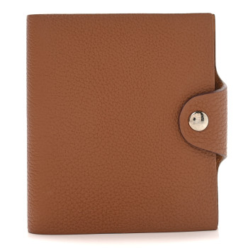 HERMES Togo Ulysse Mini Notebook Cover Gold
