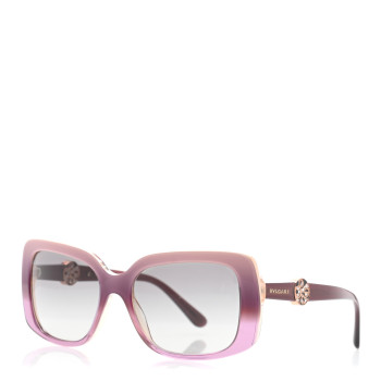 BULGARI Acetate Crystal Sunglasses 8146-B Purple