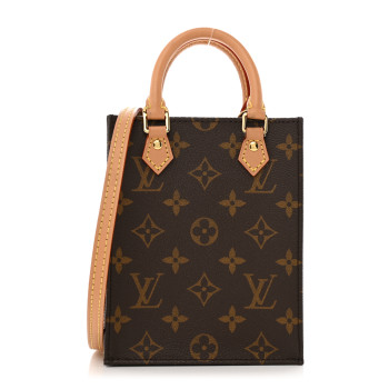 LOUIS VUITTON Monogram Petit Sac Plat