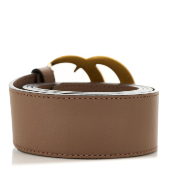 GUCCI Calfskin Double G 40mm Belt 90 36 Porcelain Rose