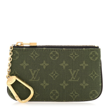 LOUIS VUITTON Mini Monogram Key Pouch Kaki LOUIS VUITTON Mini Monogram Key Pouch Kaki