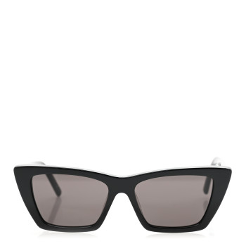 SAINT LAURENT Acetate Mica Cat Eye Sunglasses SL 276 Black