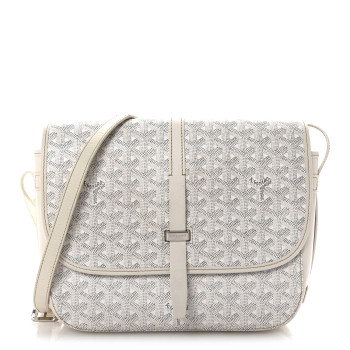 GOYARD Goyardine Belvedere II PM Messenger Bag White