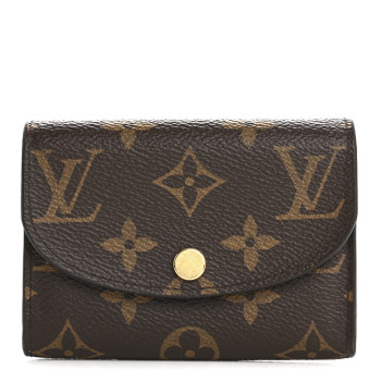 LOUIS VUITTON Monogram Rosalie Coin Purse Rose Ballerine