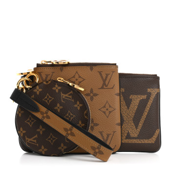 LOUIS VUITTON Reverse Monogram Giant Trio Pouch