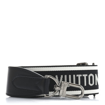LOUIS VUITTON Nylon Jacquard Sporty Bandouliere Shoulder Strap Black