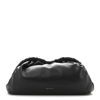 MANSUR GAVRIEL Lambskin Cloud Clutch Black Flamma