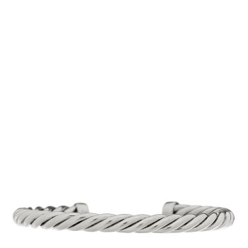 DAVID YURMAN Sterling Silver Lapis Lazuli 6mm Cable Classic Cuff Bracelet