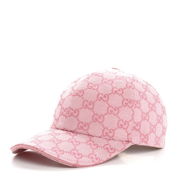 GUCCI Monogram New GG Baseball Hat M Soft Cotton Candy