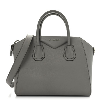 GIVENCHY Sugar Goatskin Small Antigona Pearl Grey
