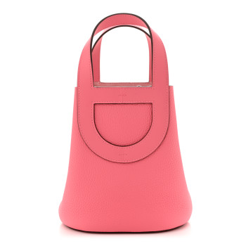 HERMES Taurillon Clemence Swift In-The-Loop 18 Bag Rose Azalee