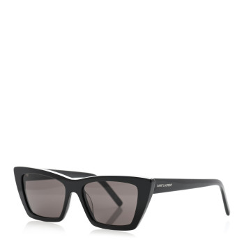 SAINT LAURENT Acetate Mica Cat Eye Sunglasses SL 276 Black