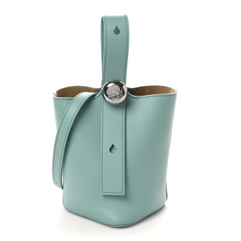 LOEWE Soft Grained Calfskin Pebble Bucket Bag Water