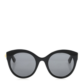 GUCCI Round GG Sunglasses GG0028S Black