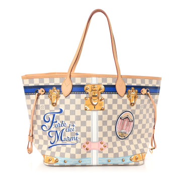 LOUIS VUITTON Damier Azur Summer Trunks Forte Dei Marmi Neo Neverfull MM