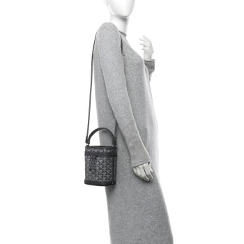 GOYARD Goyardine Petit Flot Mini Bucket Bag Grey