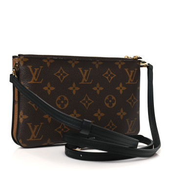 LOUIS VUITTON Reverse Monogram Giant Double Zip Pochette